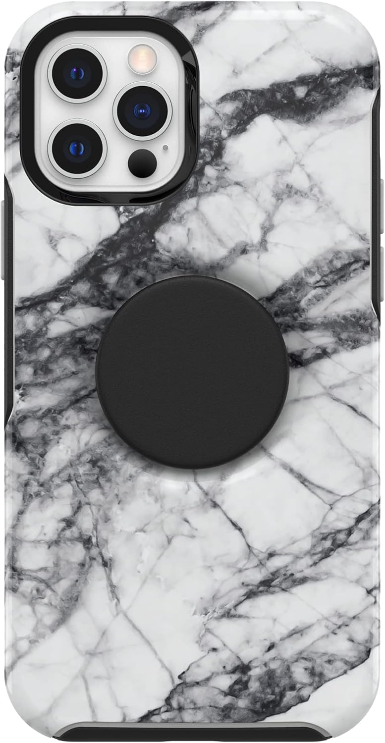 OtterBox für Apple iPhone 12 Pro Max, Schlanke Schutzhülle mit integriertem PopSockets PopGrip, Otte
