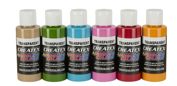 Createx Colors 5810-00 Tropical Airbrush Set 2 oz Tropisches Set, Tropisches Set