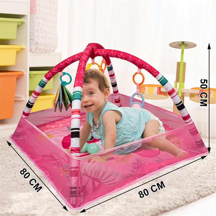 Homewell Spielebogen Babies, Spielmatte Baby Mit 18 Ozeanbällen, Baby Play Mat Mit Abnehmbaren Spiel