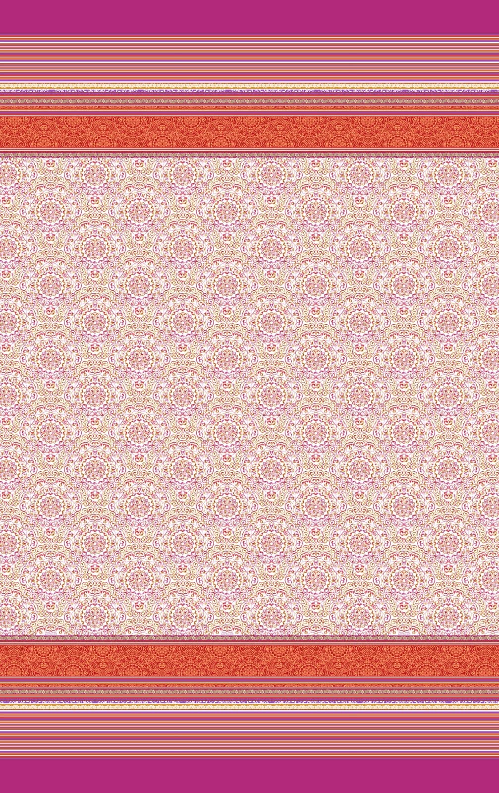 Bassetti Tagesdecke, Baumwolle, ROT, 265x255