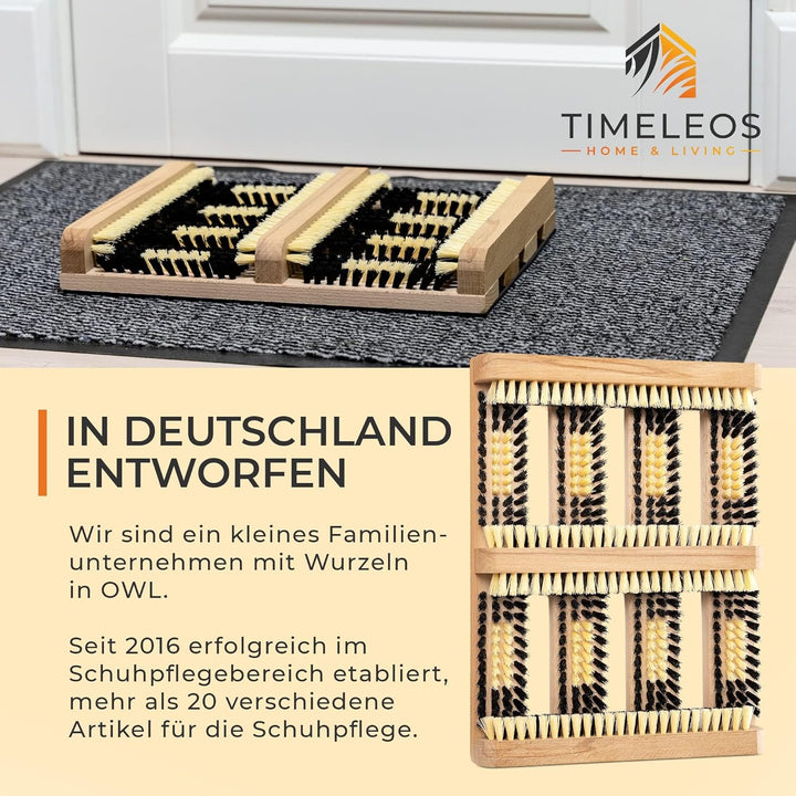 Schuhabstreifer Aussen, rutschfest ideal für Aussenbereich und Innenbereich mit kräftigen Borsten, B