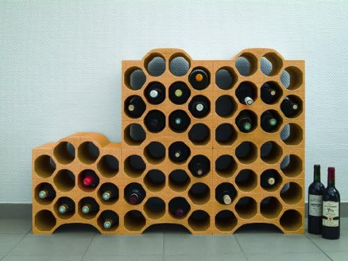 Climapor Flaschenbox Terra 12 Flaschen Bogenform 43x40x26 cm Weinregal Weinständer