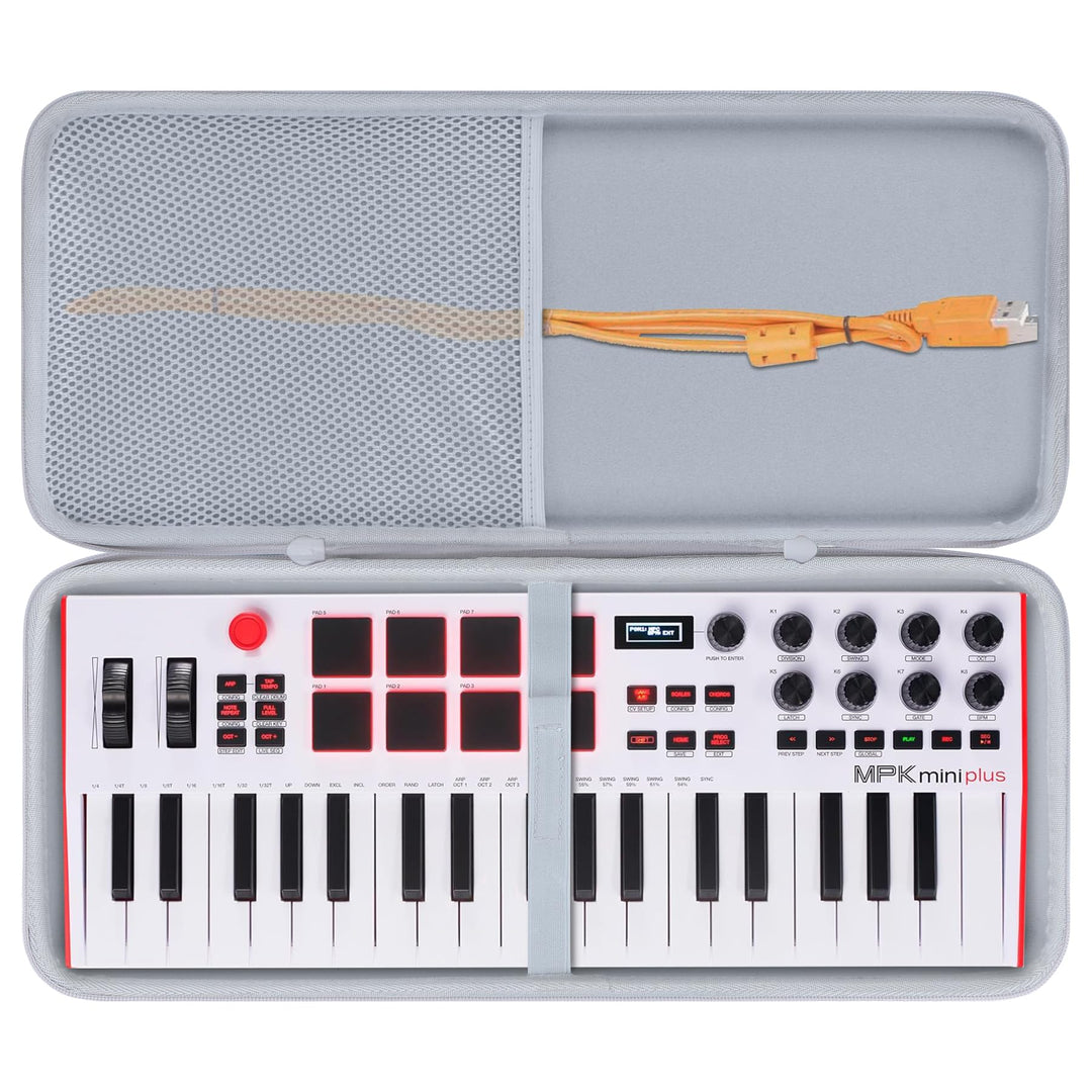 Lebakort Hart Schutzhülle Etui für Akai Professional MPK Mini Plus Keyboard | Keyboard Controller Tr