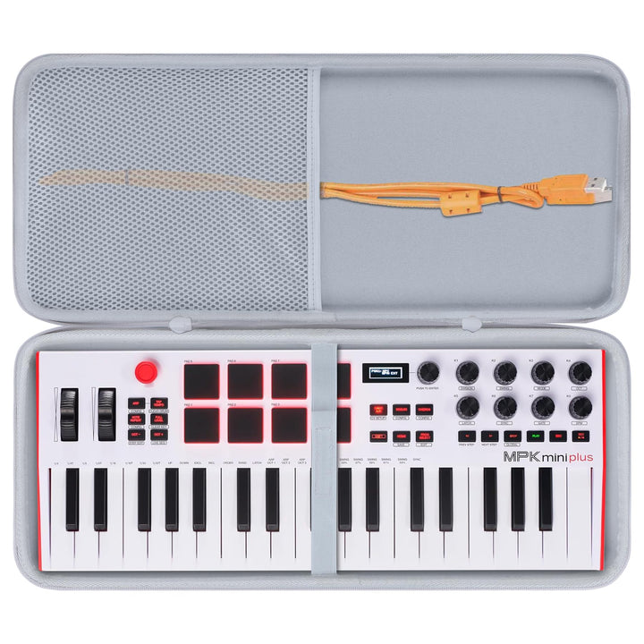 Lebakort Hart Schutzhülle Etui für Akai Professional MPK Mini Plus Keyboard | Keyboard Controller Tr