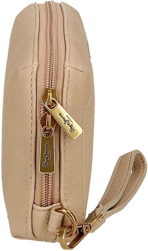 Pepe Jeans Diane Beige Handtasche 20x11x4 cm Kunstleder Taupe Handtasche, Taupe Handtasche
