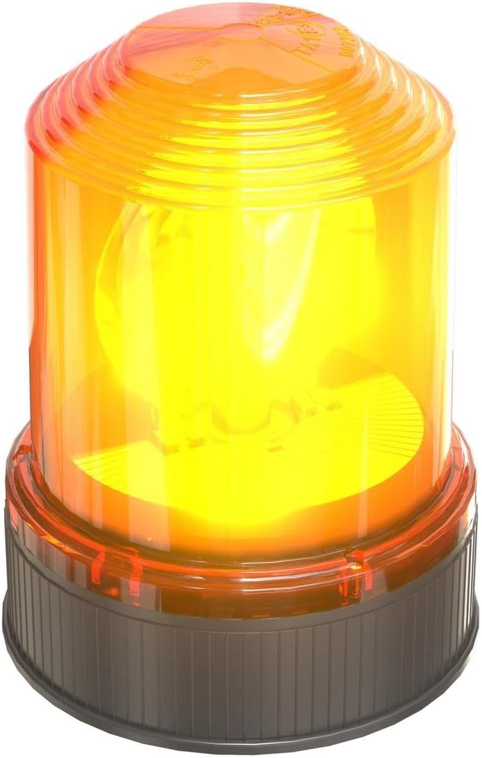 OSRAM LIGHTsignal HALOGEN BEACON LIGHT, Rundumleuchte 360°, gelbe Blinkleuchte, strassenzugelassene