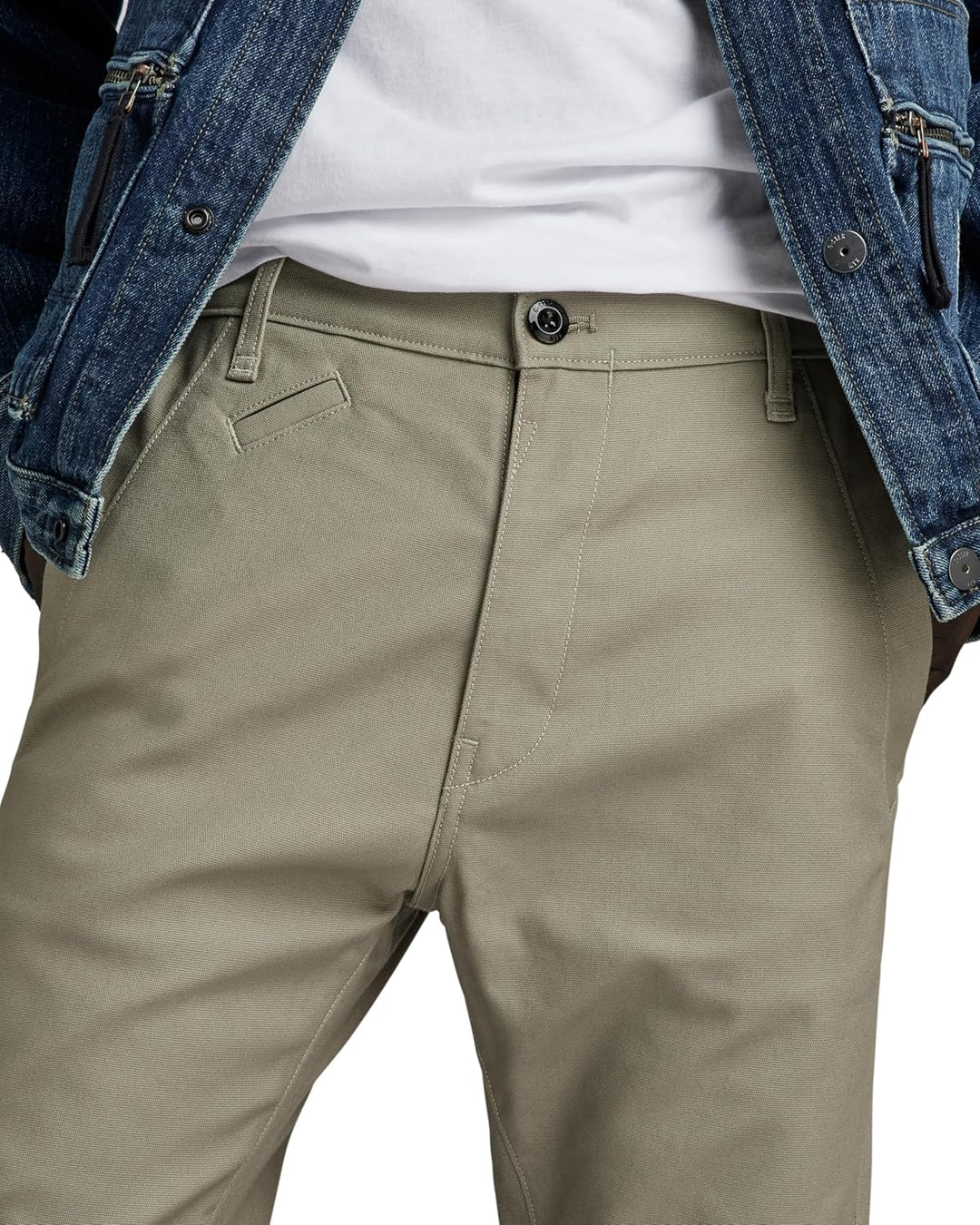 G-Star RAW Herren Hose Bronson 2.0 Slim Chino 32W / 34L Grün (Shamrock D21038-d305-2199), 32W / 34L