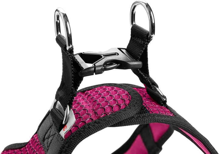 HUNTER Hundegeschirr Hilo Comfort, Farbe: pink, Easy Step-In Geschirr für kleine bis mittlere Hunde,