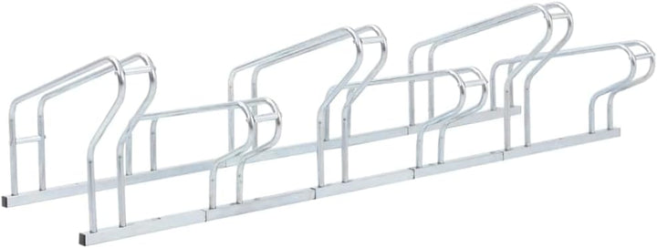 vidaXL Fahrradständer, Aufstellständer für 6 Fahrräder, Radständer Freistehend, Mehrfachständer Bode