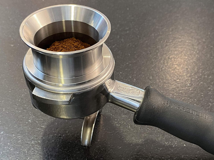 Präzisions-Trichter »Barista Cono Forte 58 mm« aus Edelstahl für Siebträger, Dosing Funnel Fülltrich