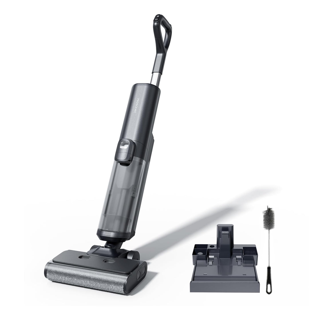 Proscenic F20A Nass-Trockensauger, Saugwischer Smart 3 in 1, Leichtgewicht, Leise, 2L Tank, Selbstre