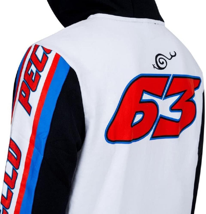 Pecco Herren Bagnaia Fleece (1er Pack) XXL Weiss, XXL Weiß