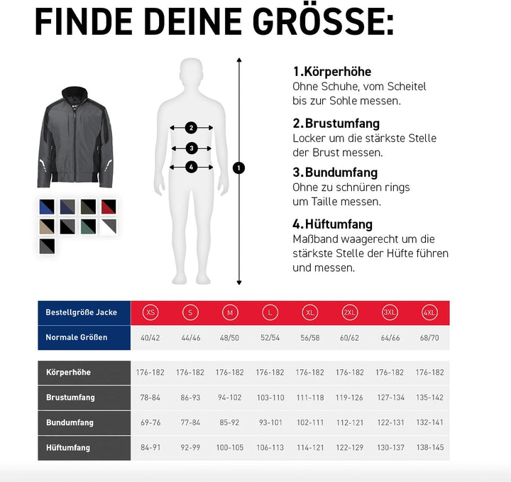KÜBLER Workwear Unisex Jacket Jacket Classiq Organiq Size 50 in anthracite (pack of 1) S Anthrazit /