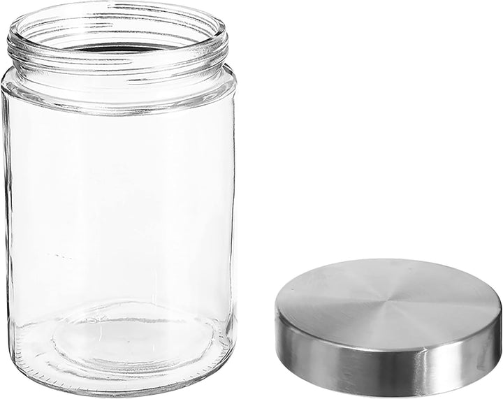 Set mit 6 Glasgefässen + Edelstahl 1,2 l.