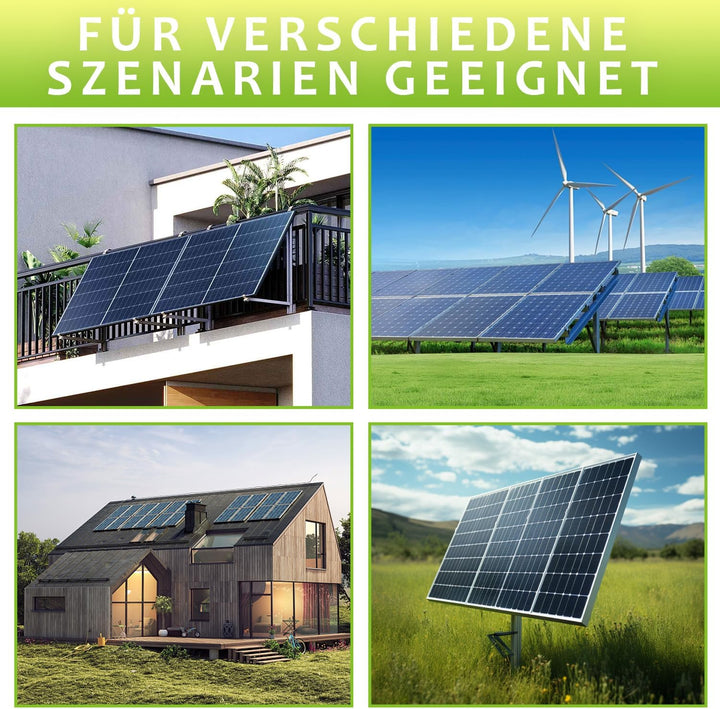 Topsolar 20W 12V Mono Solarpanel‑Set mit Laderegler für Batterie‑Aufladung, 20W