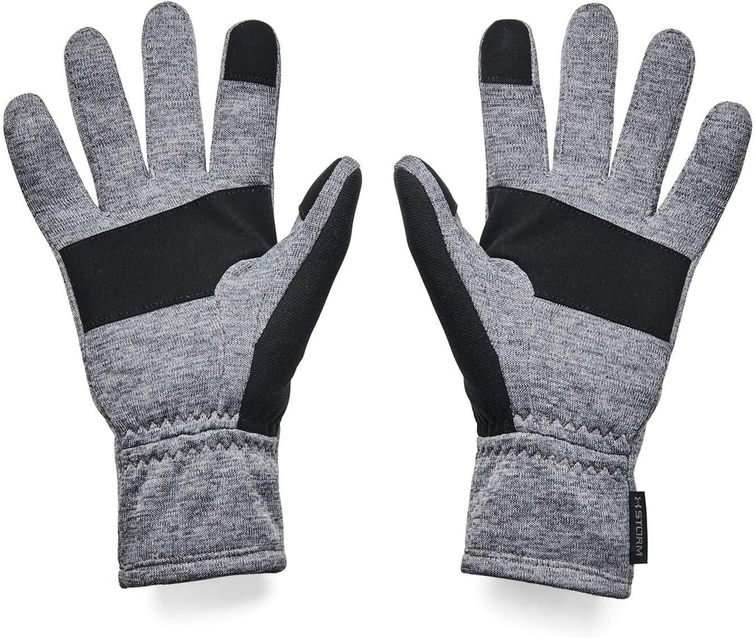 Under Armour Mens Men's Ua Storm Fleece Gloves Full Finger S Pitch Gray, S Pitch Gray