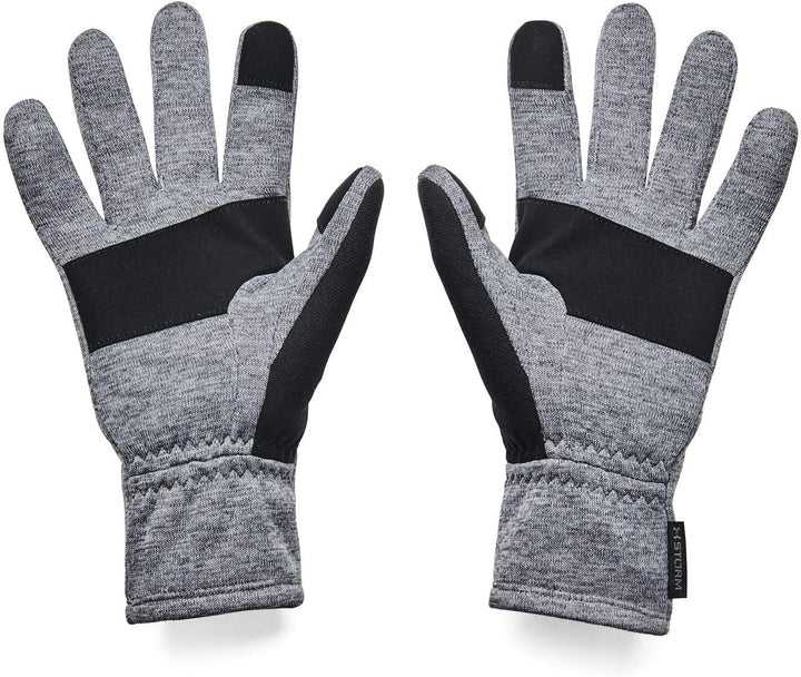 Under Armour Mens Men's Ua Storm Fleece Gloves Full Finger S Pitch Gray, S Pitch Gray