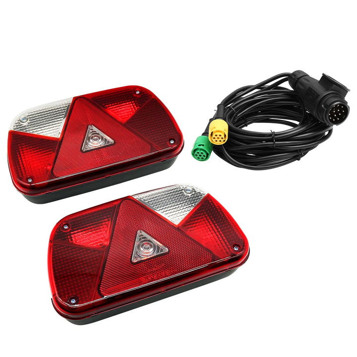 ETUKER 1Pair Anhänger Rückleuchten Kit Anhänger Rückleuchte, 12V Universal Wasserdichte Anhänger Rüc