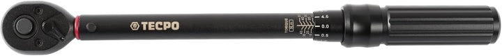 TECPO Automatischer Drehmomentschlüssel 1/4 Zoll Antrieb (1/4") 10-50 Nm Hebel-Umschaltknarre mit au