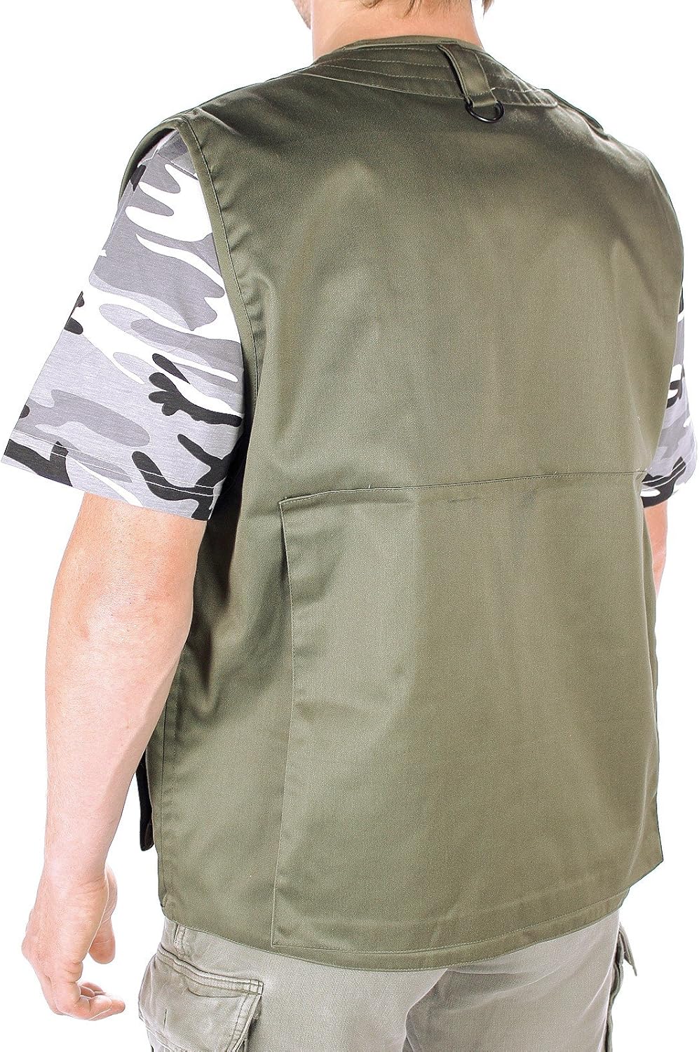 Mil-Tec Herren Jagd-u Weste S Oliv, S Oliv