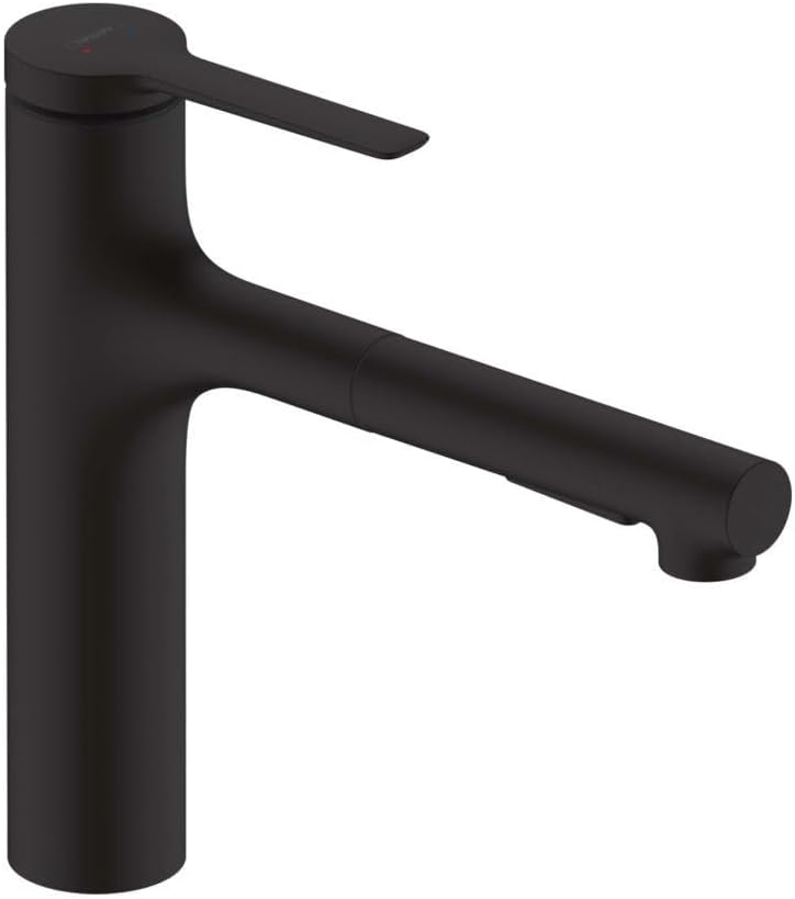 hansgrohe Küchenarmatur Zesis M33, Wasserhahn Küche mit Auslauf Höhe 160 mm, 150° drehbar, ausziehba