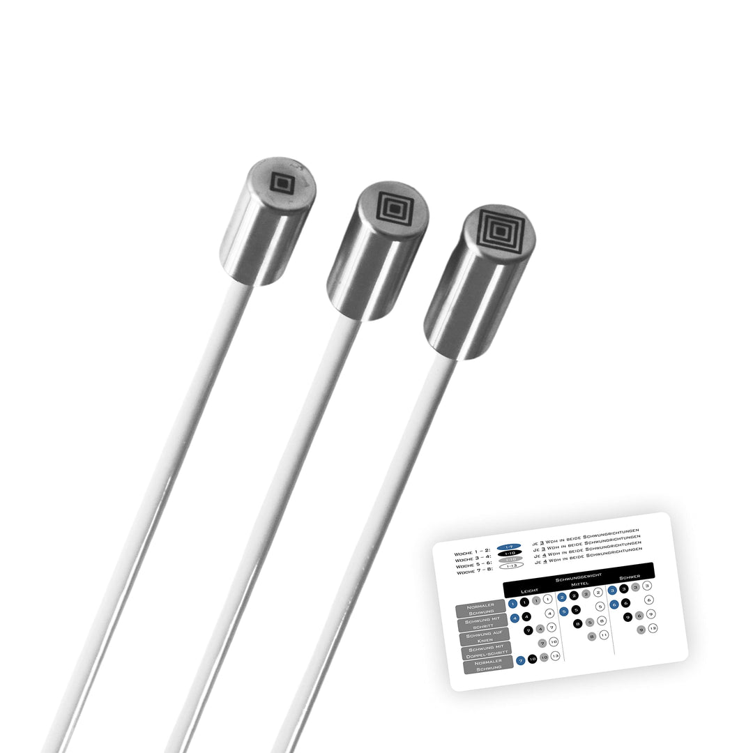 HEROGOLF Speed-Sticks - Der Golf Schwungtrainer fr mehr Geschwindigkeit, l„ngere SCHL„ge und EIN bes