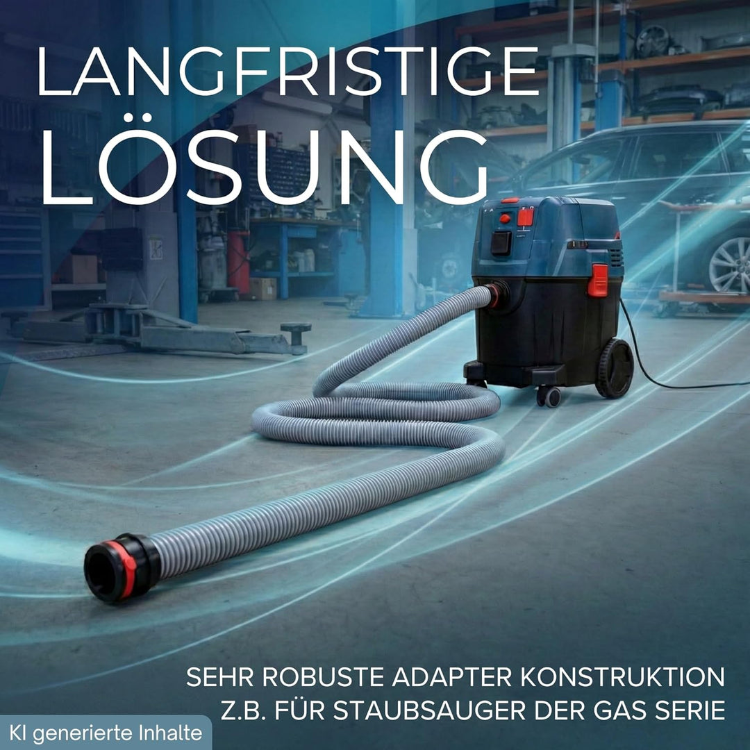 Staubsauger Kupplung Adapter kompatibel mit Bosch Click and Clean 40mm Staubsaugerschlauch Schlauch