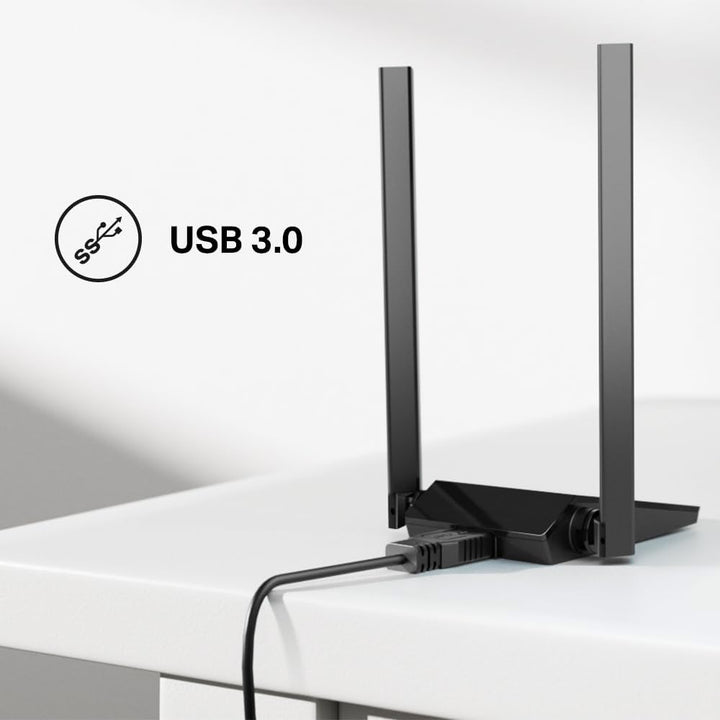 TP-Link Archer TX20U Plus WLAN Stick Für PC, WiFi 6 AX1800 Dual Band, USB 3.0, MU-MIMO, Antennen mit