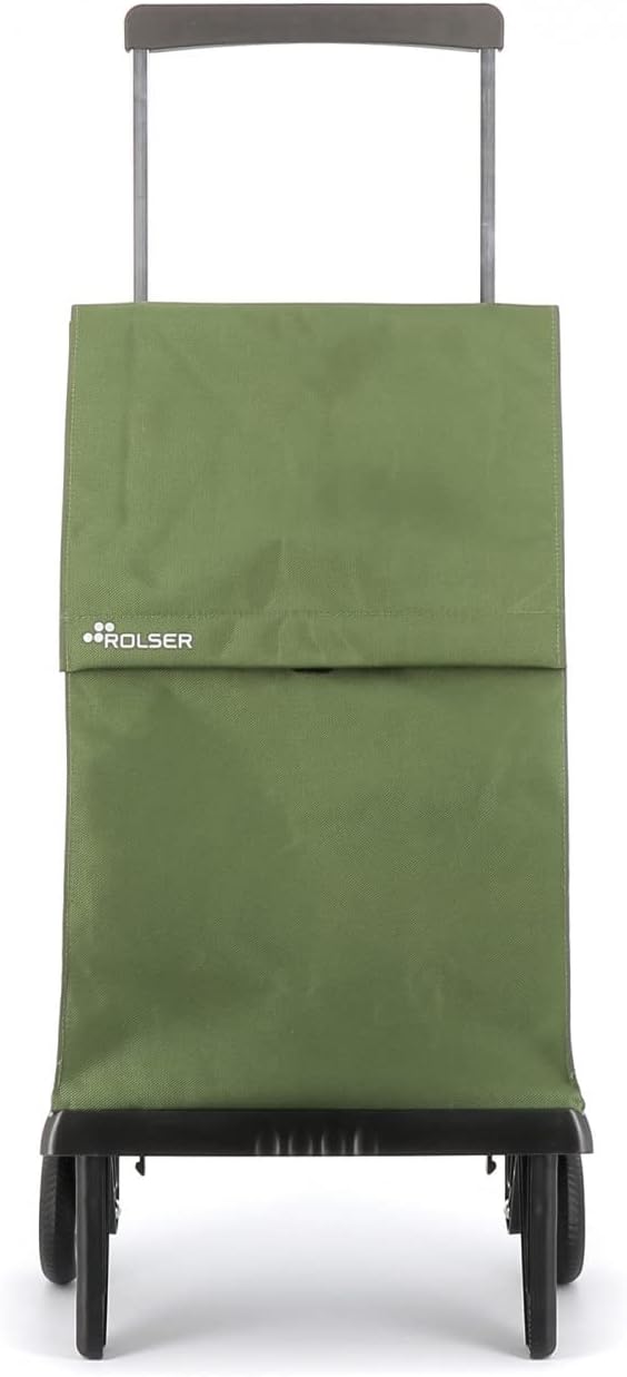 Klappbarer Einkaufstrolley Rolser Plegamatic MF 2 Räder - Kaki, Kaki