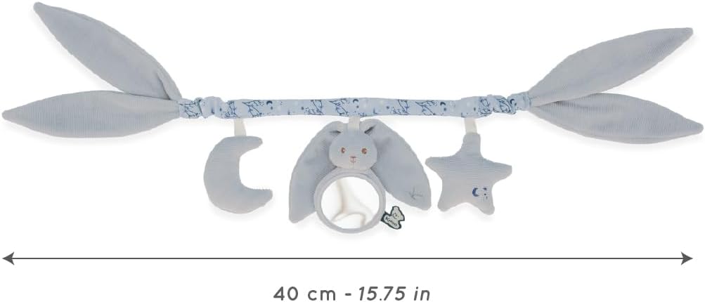 KALOO – Baby-Aktivitätskette – Ideal für Kinderwagen, Bett, Kuscheltier – Länge 40 cm – Lapinoo Baby