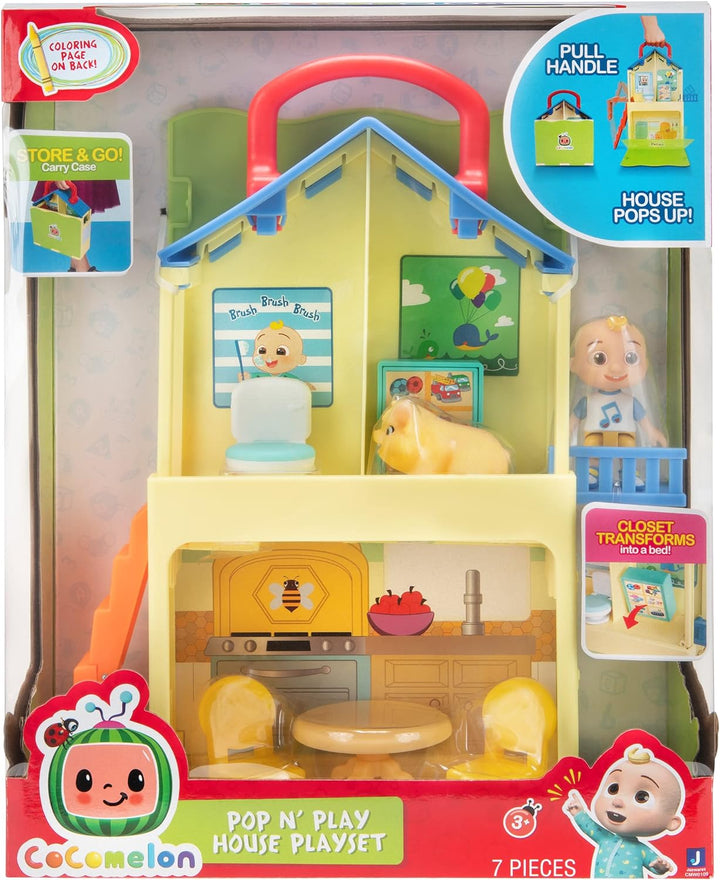 BANDAI CoComelon JWC0109 Pop N House Spielset, ab 3 Jahren, Mehrfarbig