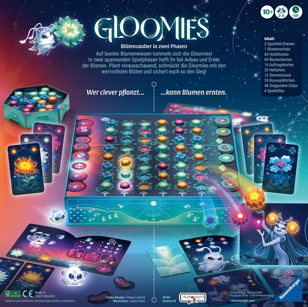 Ravensburger 24616 - Gloomies - Einfaches Strategiespiel für Familien, Erwachsene und Kinder - Brett