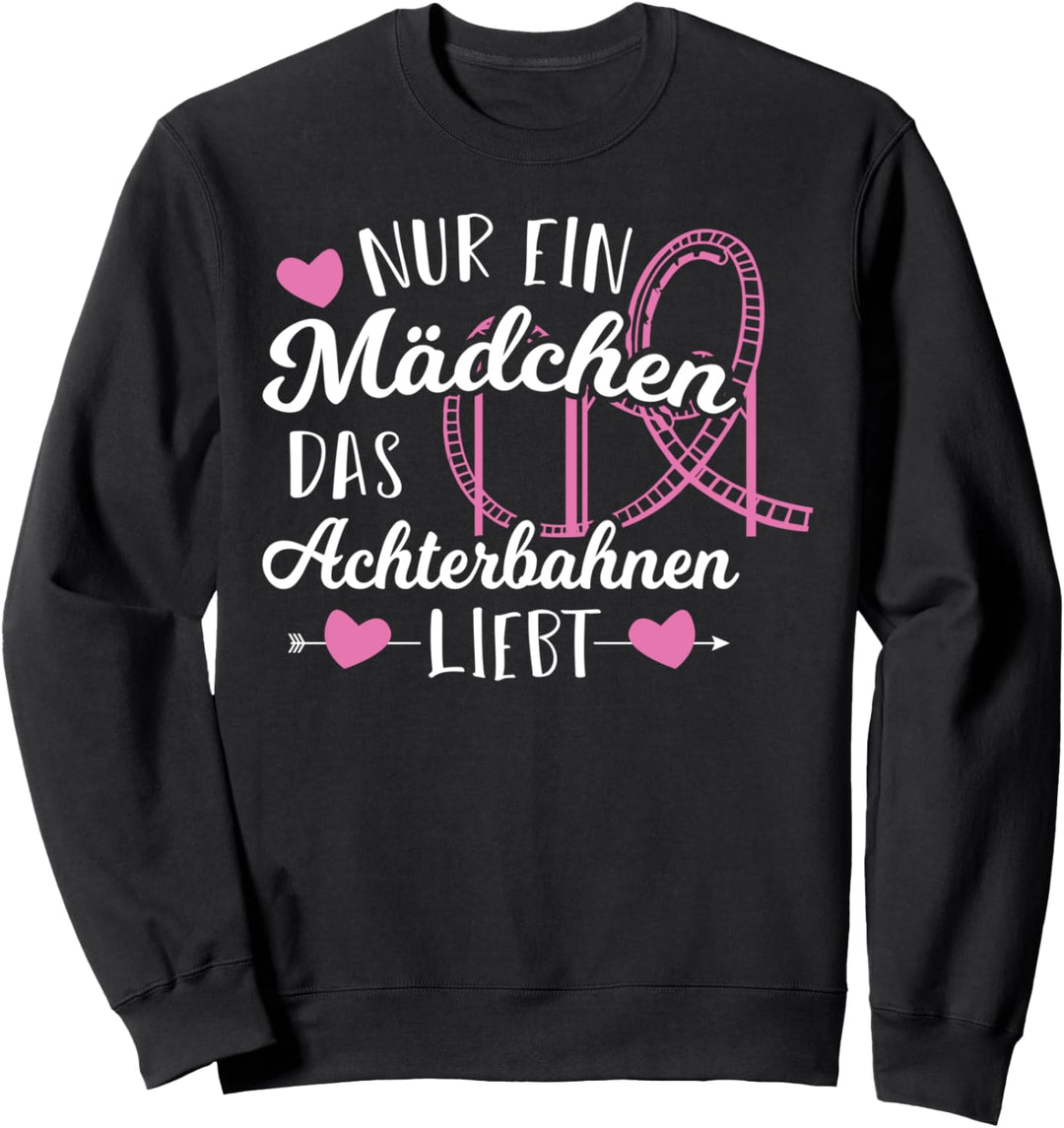 Achterbahn Freizeitpark Rollercoaster - Mädchen Achterbahn Sweatshirt