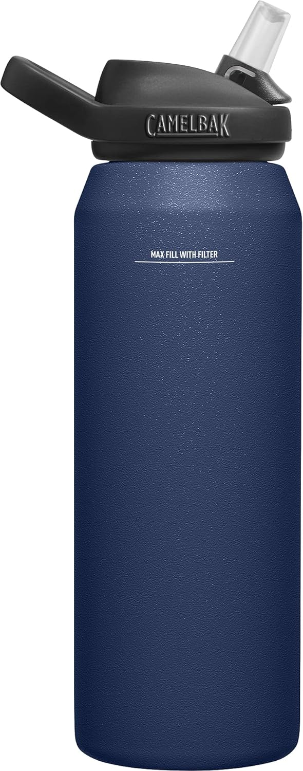 CAMELBAK Unisex-Adult Eddy+ 32OZ SST Vacuum Insulated, Filtered by LIFESTRAW, Navy 2022 Trinkflasche