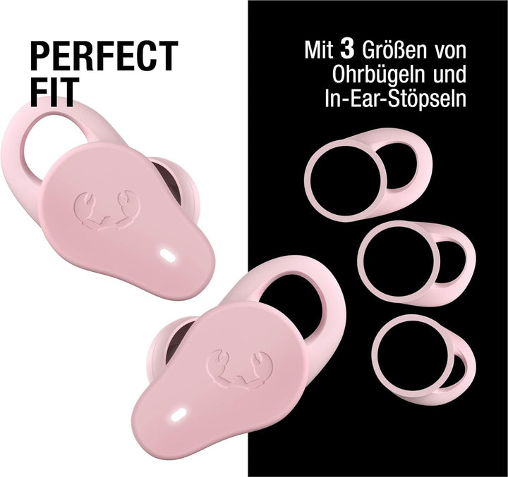 Fresh 'n Rebel Twins Rush, Bluetooth Kopfhörer Sport In-Ear mit Hybrid aktiver Noise Cancelling, Amb