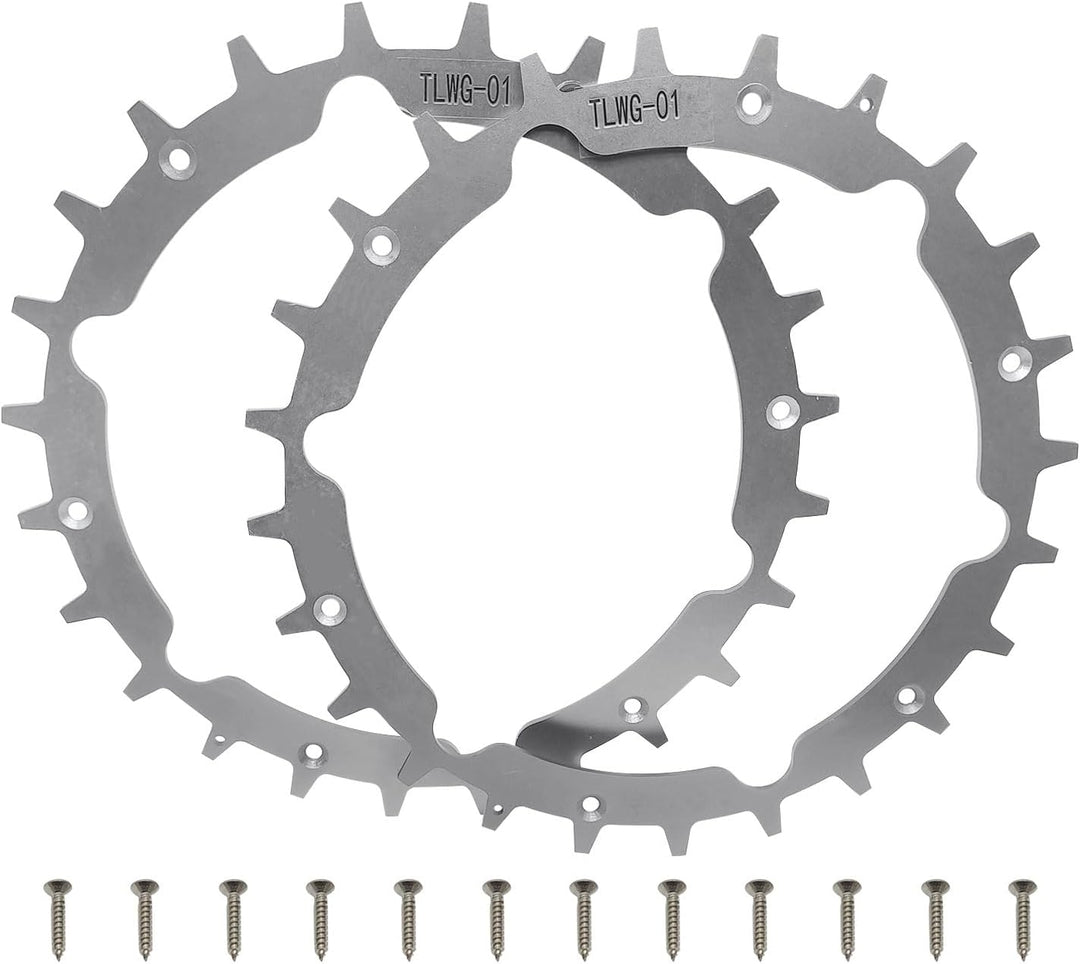 CDIYTOOL Edelstahl Rasenmäher Spikes für Garden.a Sileno City Rasenmäherroboter, 212 mm Rasenmäher M