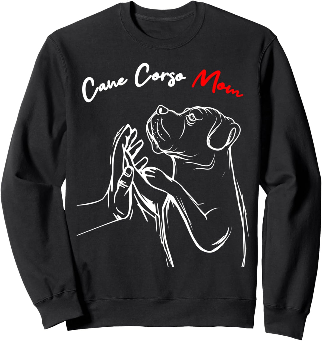 Cane Corso Hunde Mama Frauchen Sweatshirt