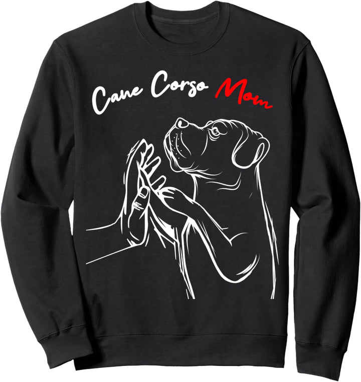 Cane Corso Hunde Mama Frauchen Sweatshirt
