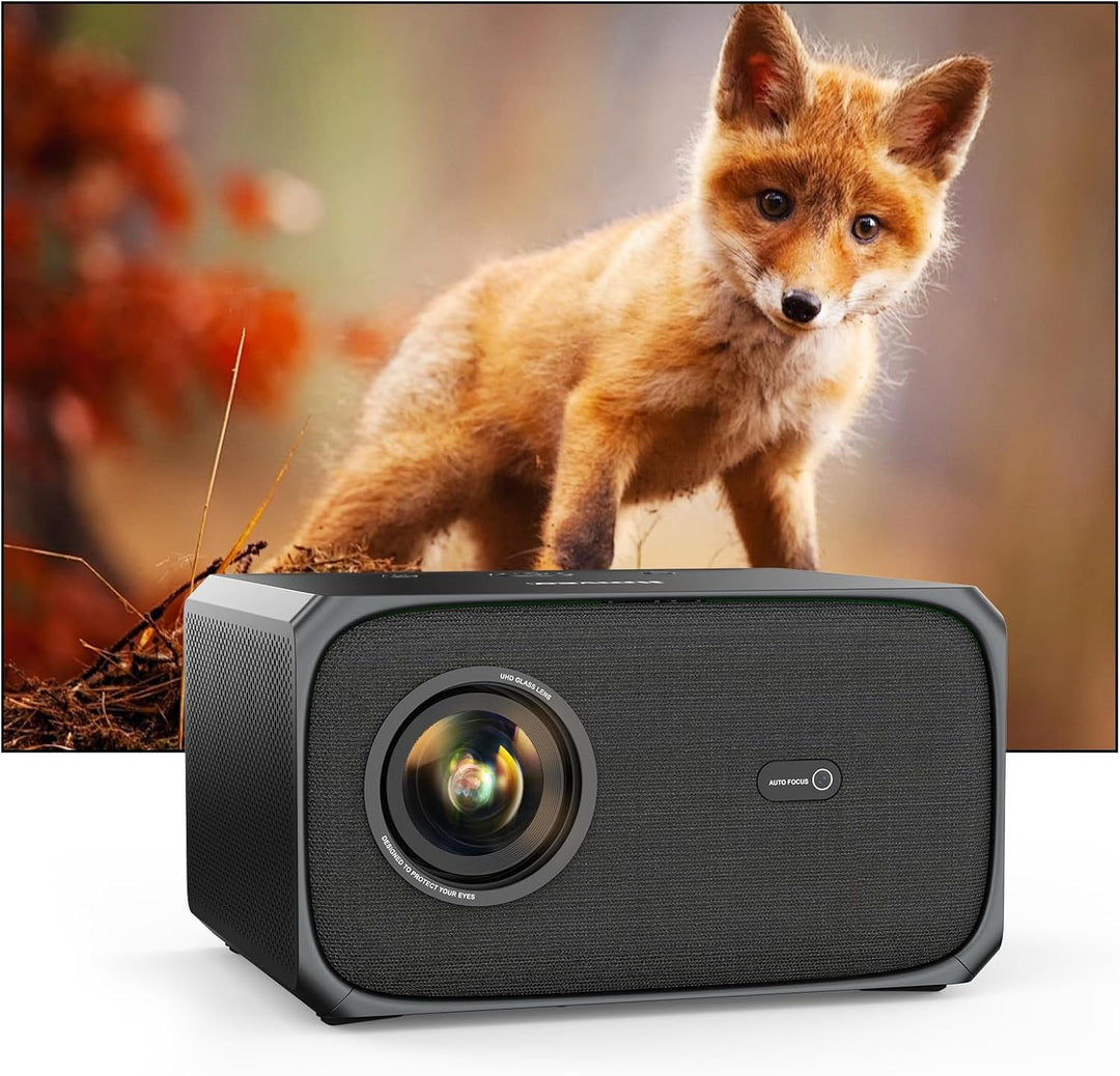 Beamer【Official Netflix & Dolby Audio】 Jimveo Beamer 4K Unterstützt 26000LM 800ANSI Autofokus/Trapez