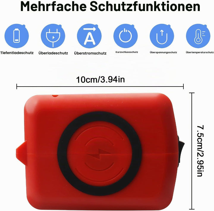 18 V mobiler kabelloser tragbarer Ladeadapter, Ladegerät für Einhell Power X-Change, universelle 15