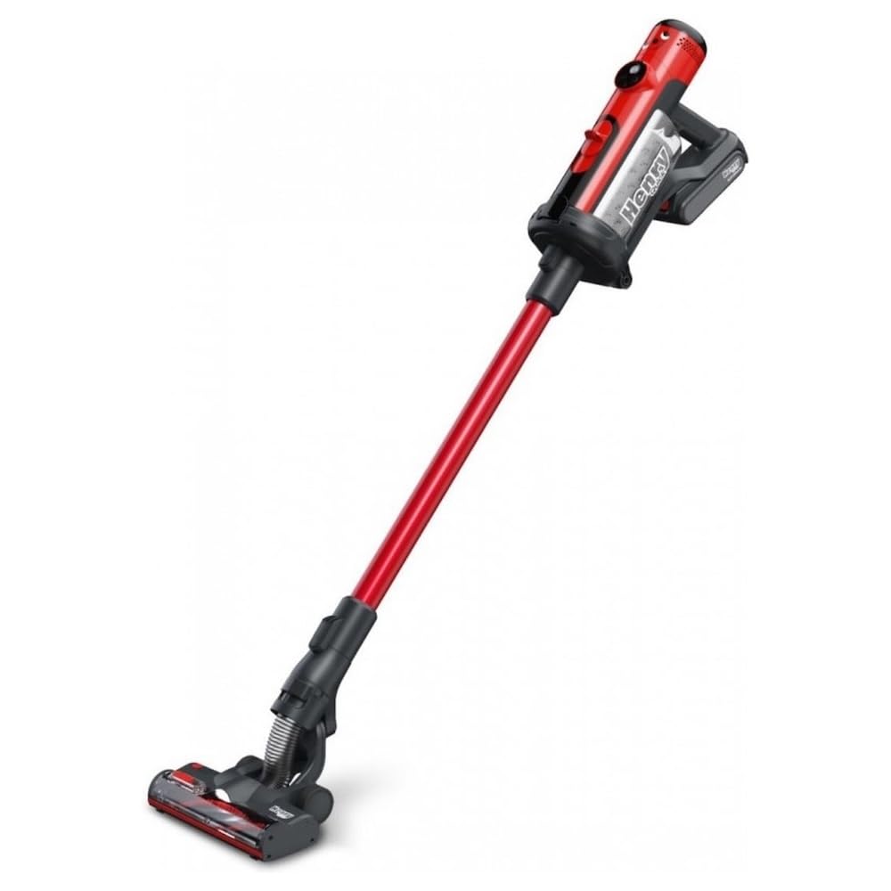 Akku-Hand- und Stielsauger HenryQuick, Rot/Schwarz