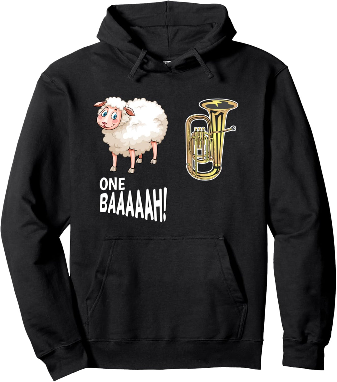 Perfect One Baah, Schaf lustiges Tuba-Spieler Wortspiel Pullover Hoodie