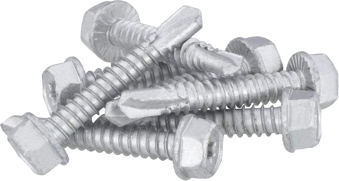 Sechskant-Bohrschraube SW10 + TX25, Zinklammellenbeschichtung, Unterkopf-Sperrverzahnung, 6.3x38 mm,