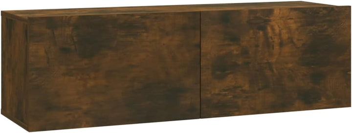 Festnight TV Wandboard Hängend Räuchereiche TV-Wandschrank Lowboard Hangend Hängeschränke Hänge TV B
