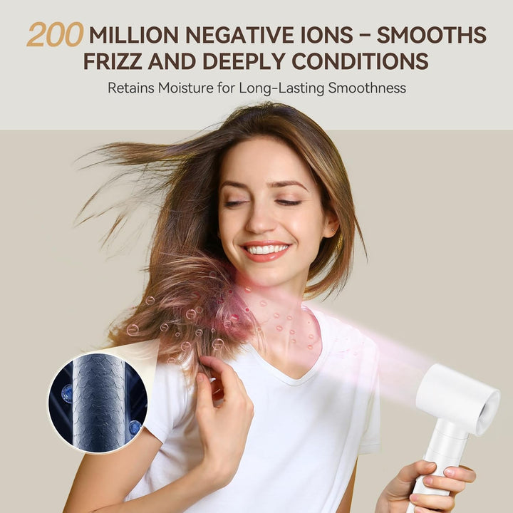 ANLAN 4 in 1 Föhnbürste MultiStyle Haarstyling Geräte Air Styler with Haartrockner, Glättbürste, Loc