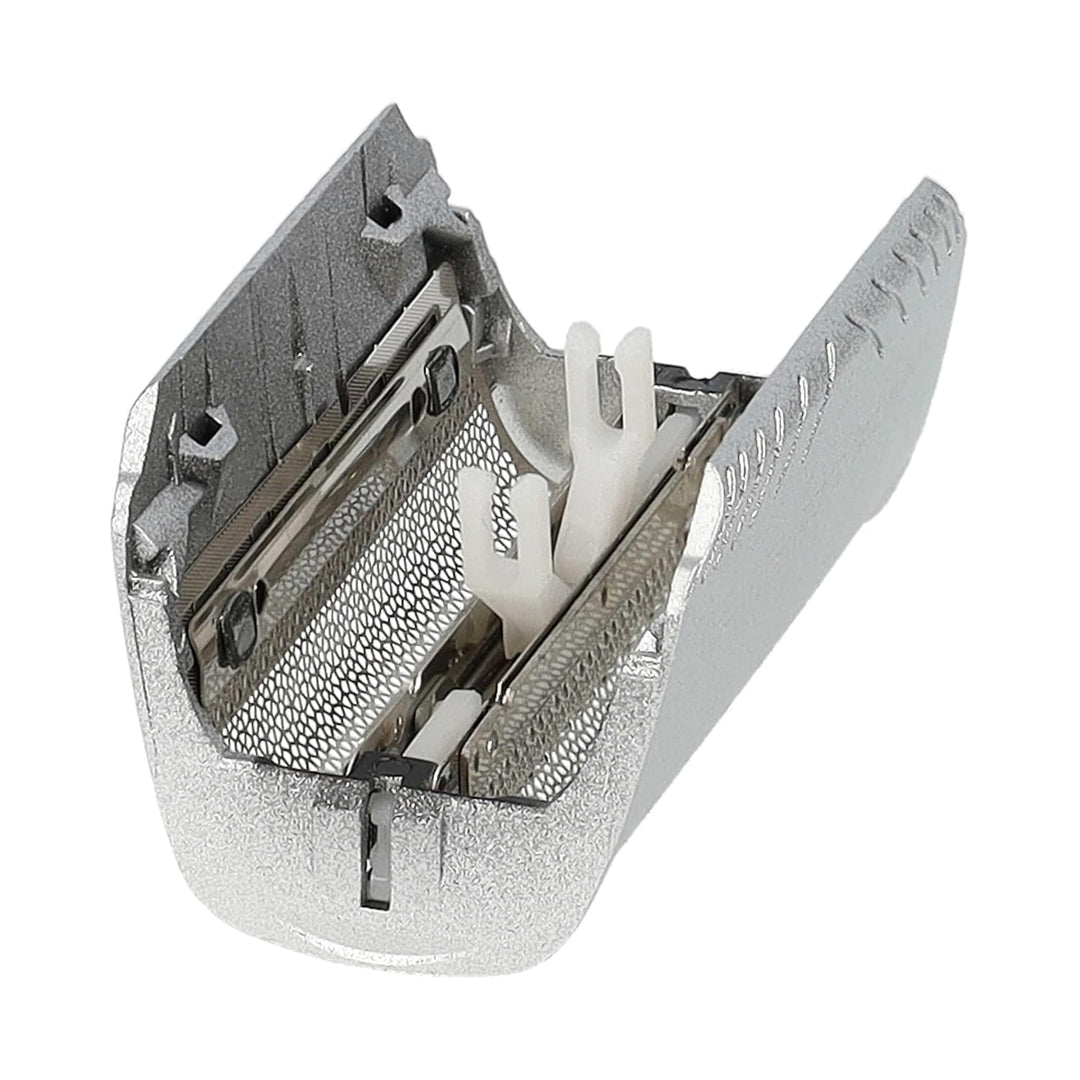 vhbw 2x Doppelscherfolie Ersatz für Braun 30B | 30B Mul, 30S für Elektrorasierer + Rahmen, silber
