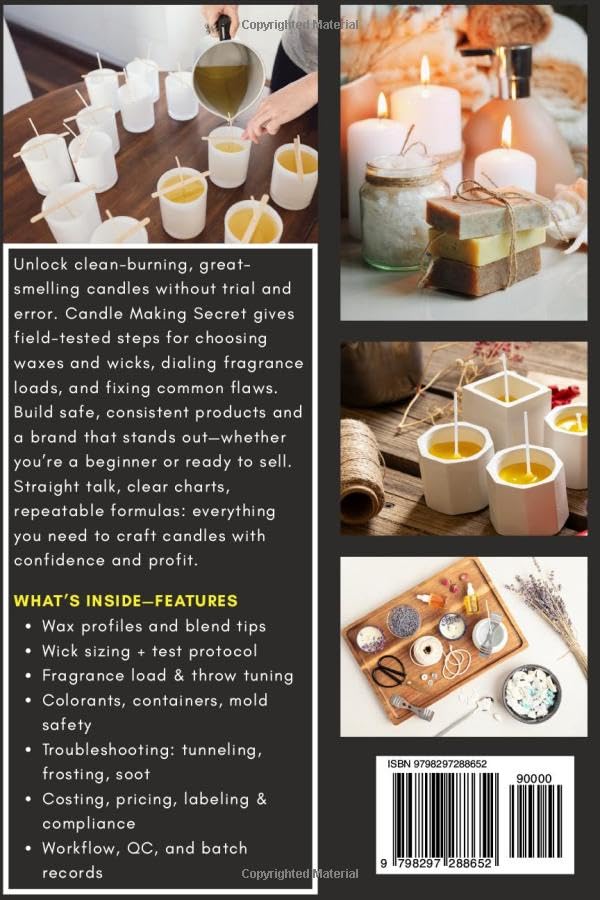 CANDLE MAKING SECRETS, Taschenbuch