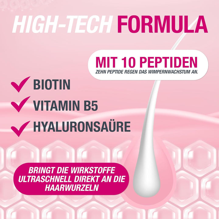 LASHCOCAINE PEP ACTIVE - Wimpernserum ohne Hormone – Schützt & kräftigt die Wimpern - Wimpernbooster