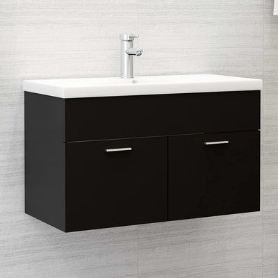 vidaXL Waschbeckenunterschrank Waschtisch Unterschrank Badmöbel Badschrank Badezimmerschrank Badezim