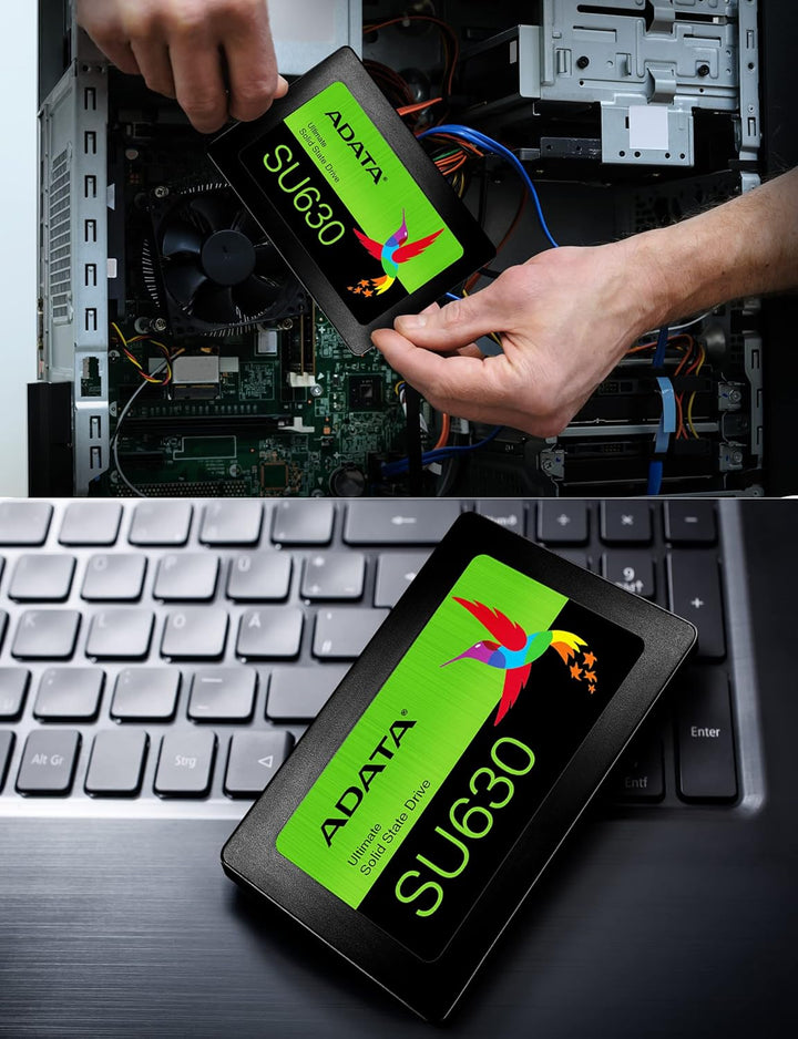 ADATA Ultimate SU630 2.5 480 GB Serial ATA QLC 3D NAND 480GB, 480GB